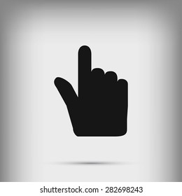 Hand cursor vecior icon