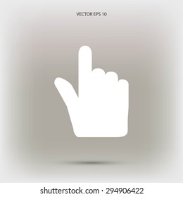 Hand cursor vecior icon