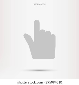 Hand cursor vecior icon