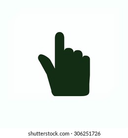 Hand cursor vecior icon