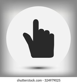 Hand cursor vecior icon