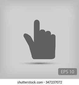 Hand cursor vecior icon