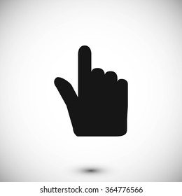 Hand cursor vecior icon