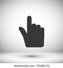 Hand cursor vecior icon