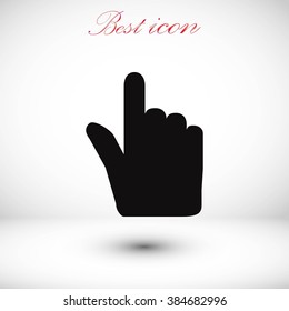 Hand cursor vecior icon