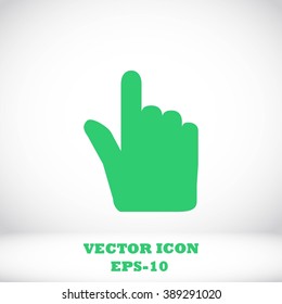 Hand cursor vecior icon