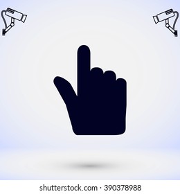 Hand cursor vecior icon