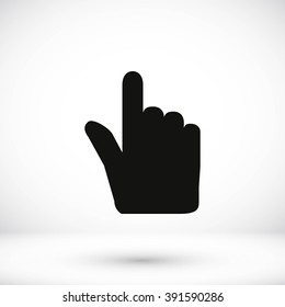 Hand cursor vecior icon