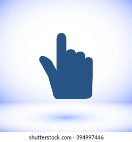 Hand cursor vecior icon