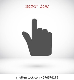 Hand cursor vecior icon