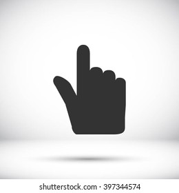 Hand cursor vecior icon