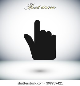 Hand cursor vecior icon