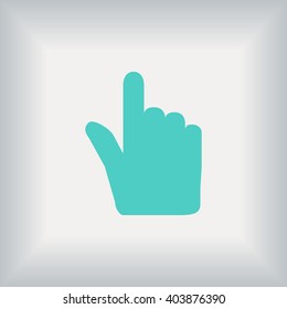 Hand cursor vecior icon