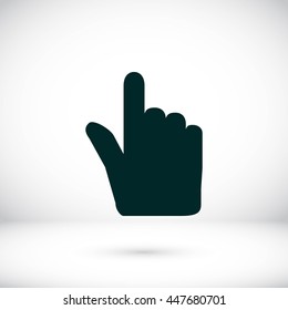 Hand cursor vecior icon