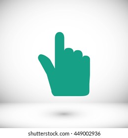 Hand cursor vecior icon