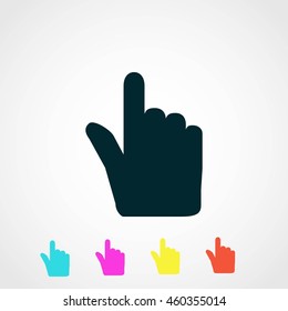 Hand cursor vecior icon