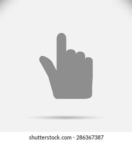 Hand cursor vector icon