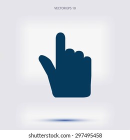 Hand cursor vector icon