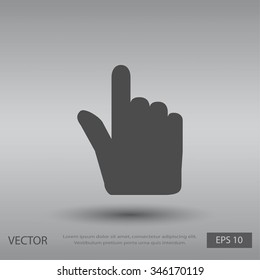 Hand cursor vector icon