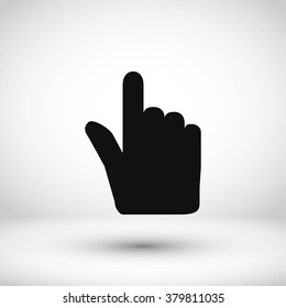 Hand cursor vector icon