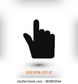 Hand cursor vector icon