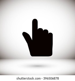 Hand cursor vector icon