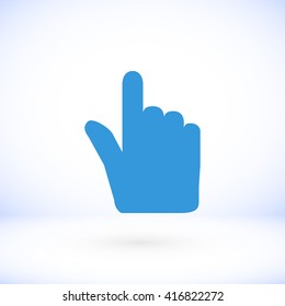 Hand cursor vector icon