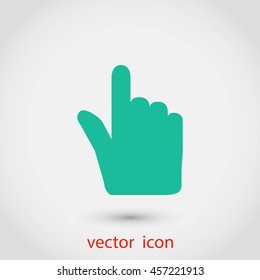 Hand cursor vector icon