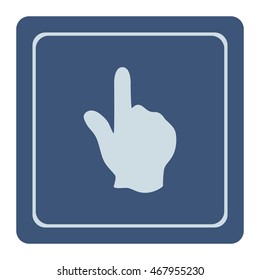 Hand cursor vector icon