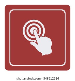 Hand cursor vector icon
