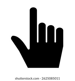 Hand cursor vector. Cursor icon vector illustration isolated. Cursor icon for web or application