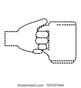 hand with delicious coffee cup icon