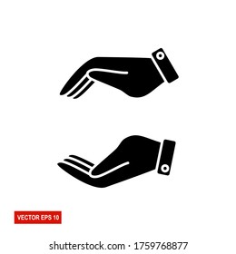 
hand design, with flat style. hand gesture theme