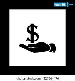 hand dollar