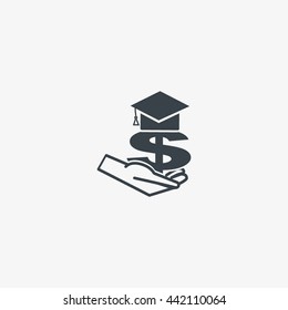 hand, the dollar sign