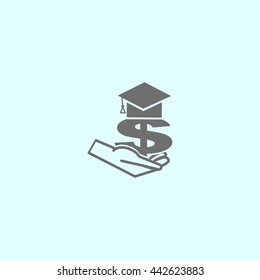hand, the dollar sign