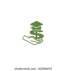 hand, the dollar sign