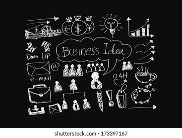 hand doodle Business 