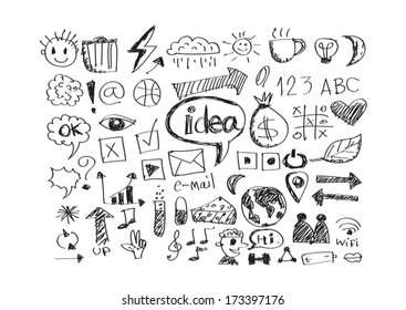hand doodle Business 