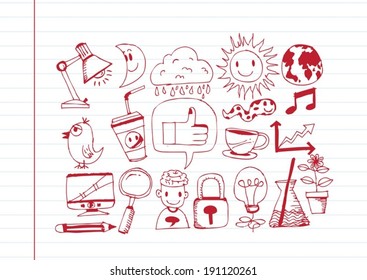 hand doodle Business 