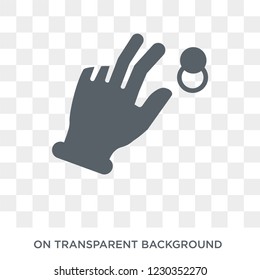 hand Drag Up icon. Trendy flat vector hand Drag Up icon on transparent background from Hands and guestures collection. 
