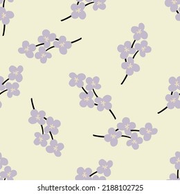 Hand draw abstract flower elements in pastel colors. Minimal stylish cover template. Art form for social media stories, branding, banner. Vector illustration.