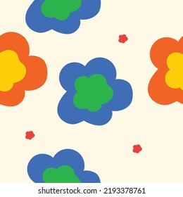 Hand draw abstract flower elements in pastel colors. Minimal stylish cover template. Art form for social media stories, branding, banner. Vector illustration.