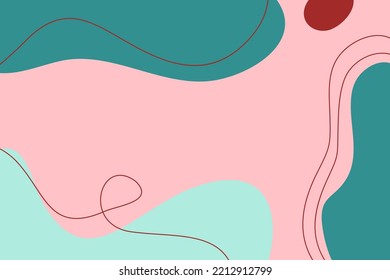 Hand draw abstract minimalist background 04