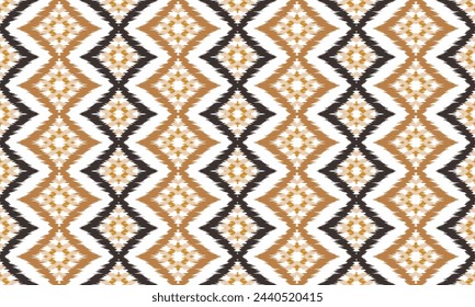 Dibujo a mano africano Ikat paisley embroidery.geometric étnico oriental sin patrón tradicional.Aztec estilo abstracto ilustración vectorial.great para textiles, banners, fondos de pantalla, envoltura diseño vectorial