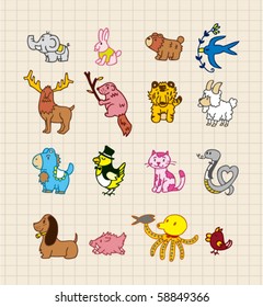 hand draw animals