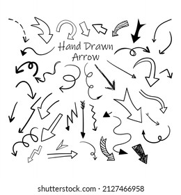 Hand draw arrow illustration collection 