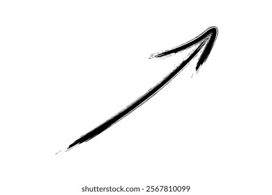 Hand draw arrow marker isolated vector