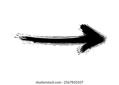 Hand draw arrow marker isolated vector