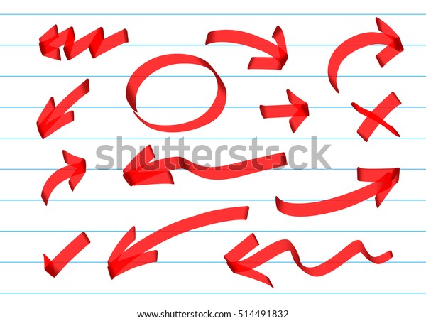 Hand Draw Arrow Transparent Stock Vector (Royalty Free) 514491832